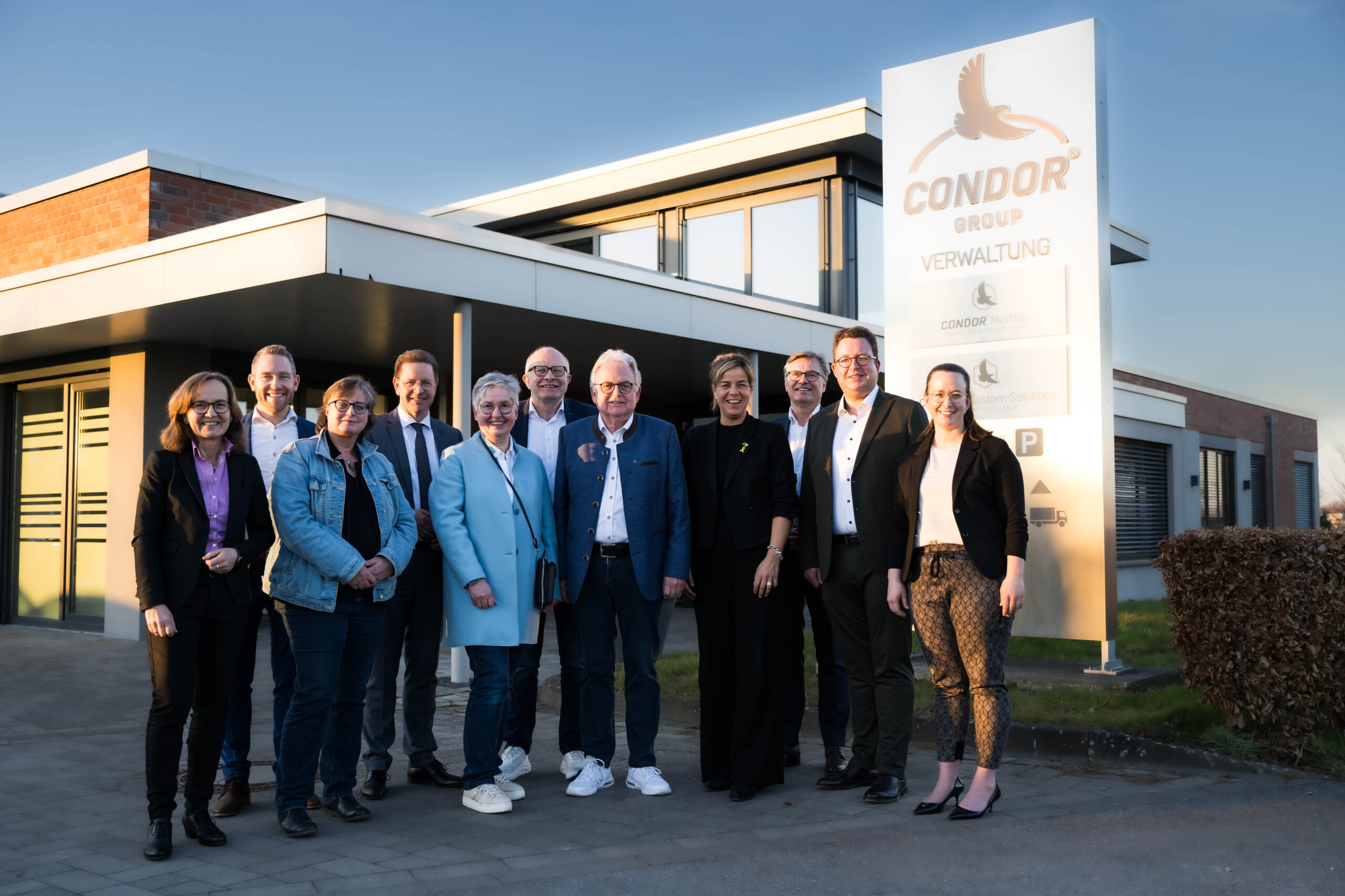 Wirtschaftsministerin Neubaur besucht Condor Group in Salzkotten